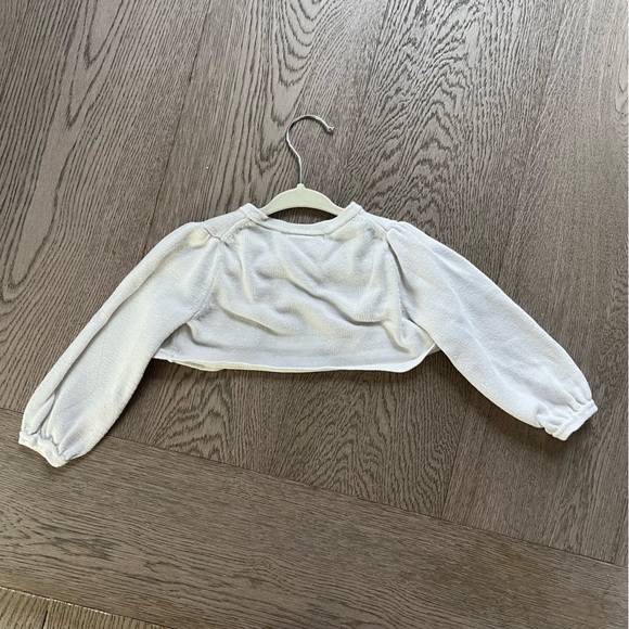 Janie and Jack | hand embroidered crop cardigan | Easter | size 18-24M - Picture 4 of 5